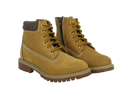 Sapatos de Criança GRUNLAND Scarponcino In Nabuk Ocra nobuk Amarelo (30)