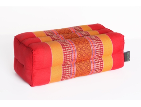Almofada de Yoga ANADEO Standard (Fibras Sustentáveis - Vermelho - 35 x 18 x 12 cm)