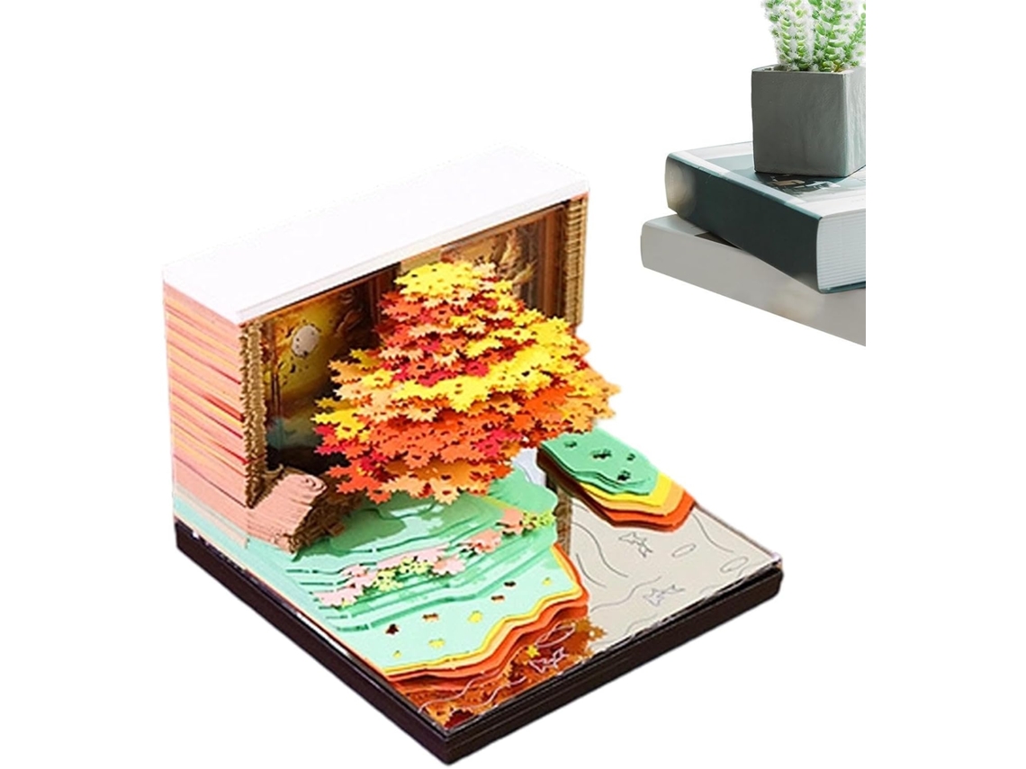 Calendrier 3d 2027 Bloc-notes Lumineux En Forme D'arbre