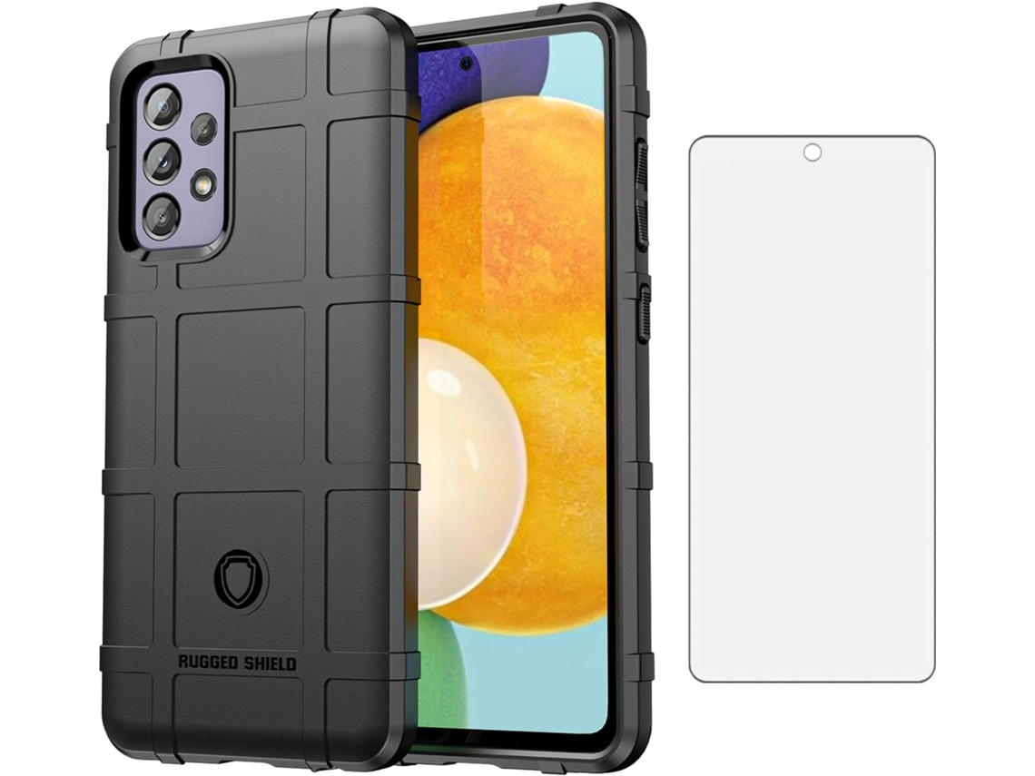 Capa Proteção Antichoque Design Para Samsung Galaxy A72 Hongwe. Verde
