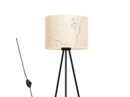 Sollux Sl.1854 Lámpara De Pie Nevia Mármol Mármol Beige/negro
