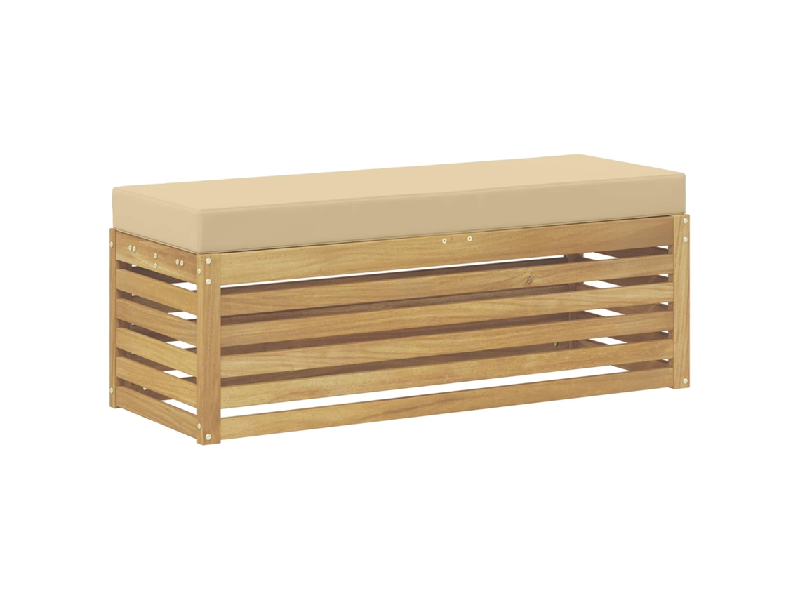 Maison Exclusive - Bancada De Pátio Ao Ar Livre Branco 115 X 43 X 45 Cm