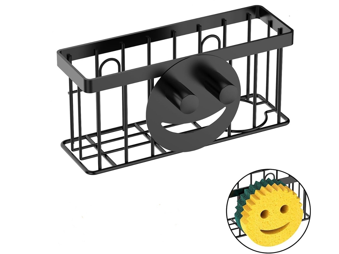 Porta toalha Organizador da Pia Organizador do Porta toalha Organizador do Balcão e da Cozinha Preto ZYBLSSBB