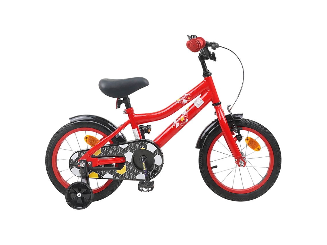 Vidaxl Bicicleta Infantil 16 Polegadas Para Crianças De 4 A 6 Anos