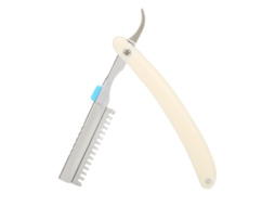 Porta Hoja De Afeitar Manual De Acero Inoxidable Cuchillo De Afeitar Plegable Para Salón
