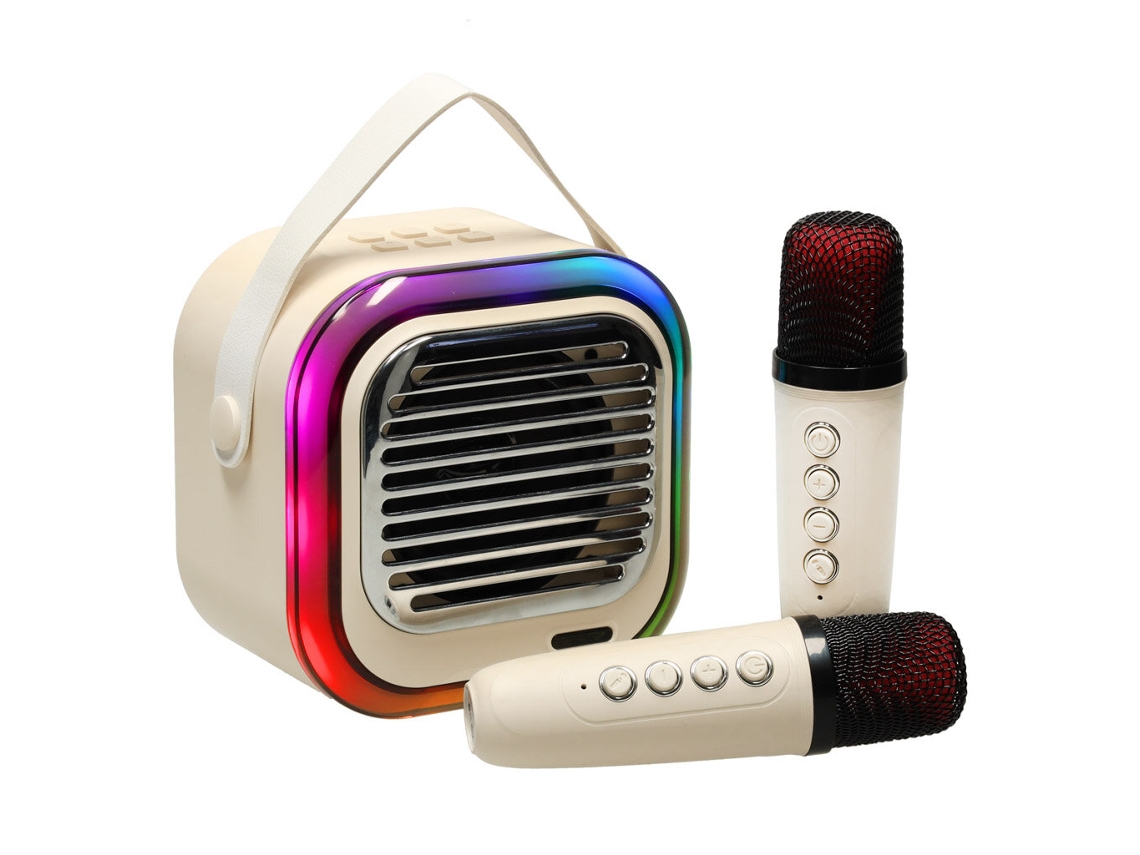 Conjunto de Karaokê Bluetooth, Creme YANYXR