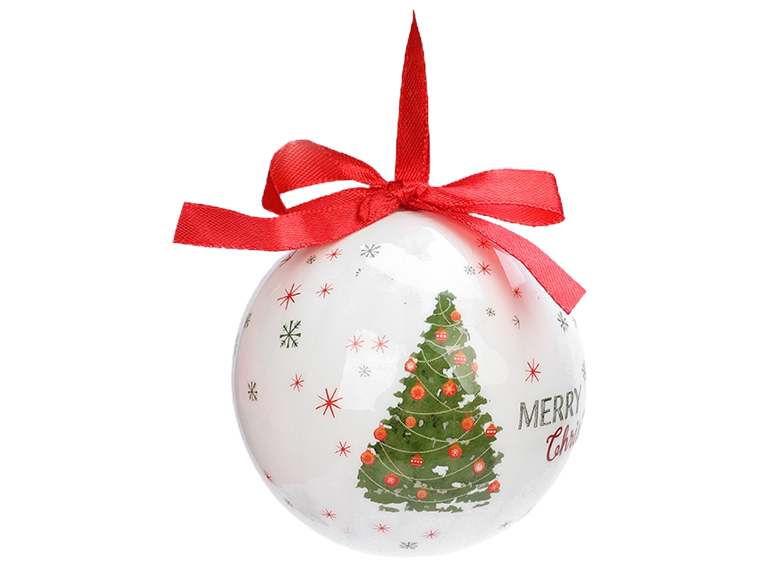 Adesivos De Natal Papai Noel Espuma Bola Vermelha Pacote 3