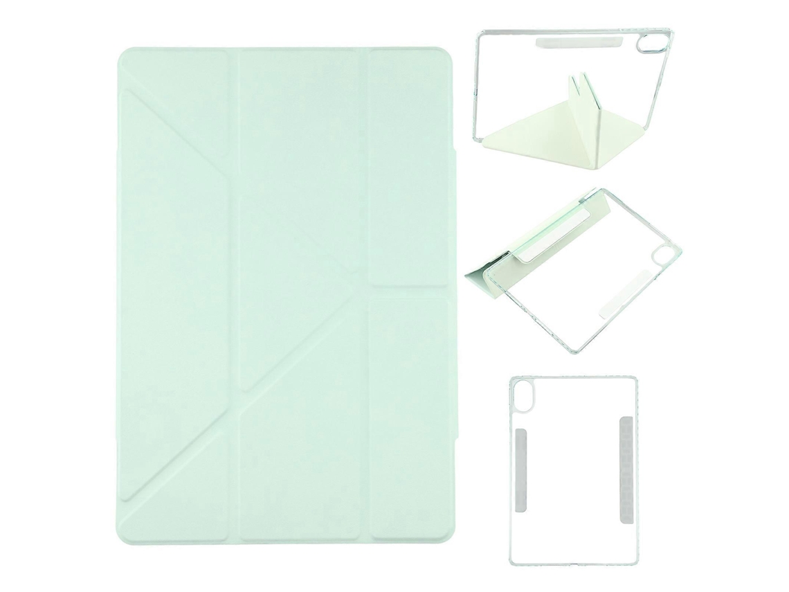 Capa Tkdaddy para Huawei Matepad Air Com, com capa flip magnética Duplo e suporte de TPU acrílico origami, verde Hengrongshen (2024)