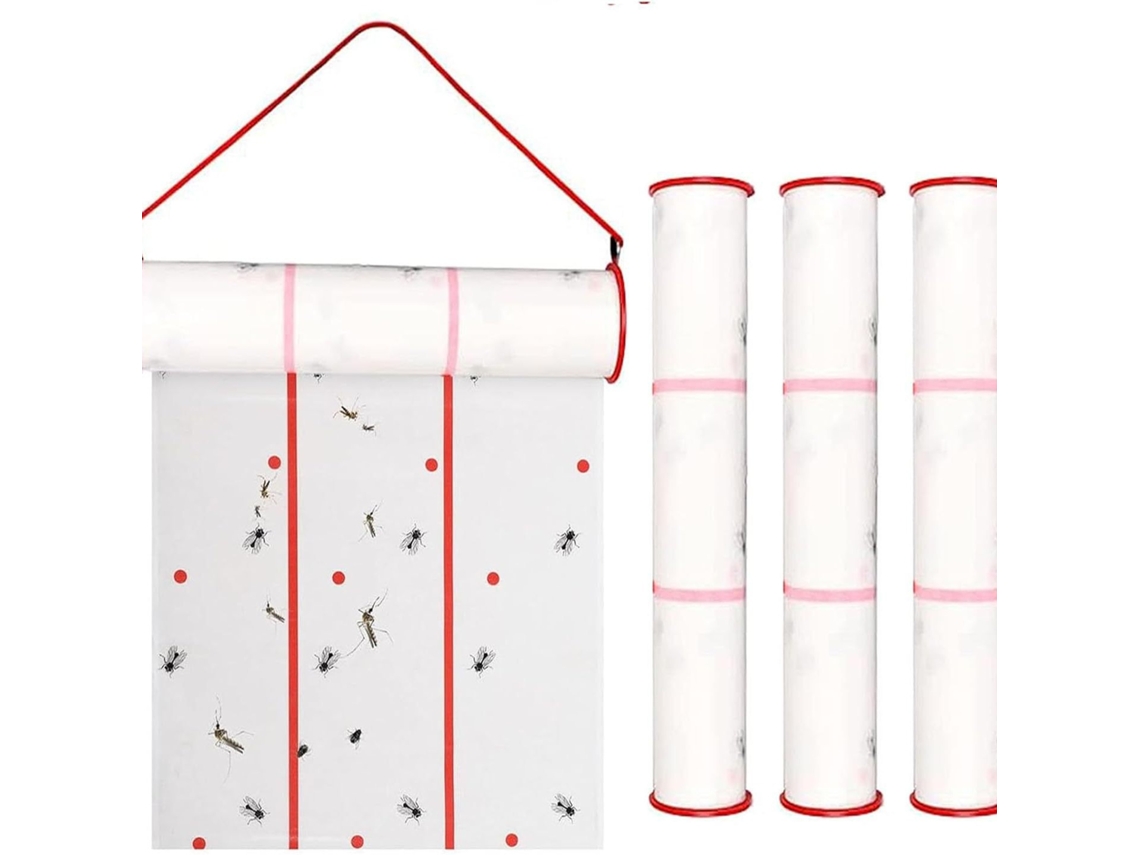 Rolo De Cola Para Moscas , Adesivo Forte Sem Pesticida 1 Unida 25cm X 5m Hexinyigjly