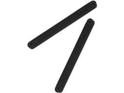 Alasum 2 Peças Corrediças Para Gaveta, Trilhos De Gaveta, Plástico Preto, 180mm Para Móveis De Armário