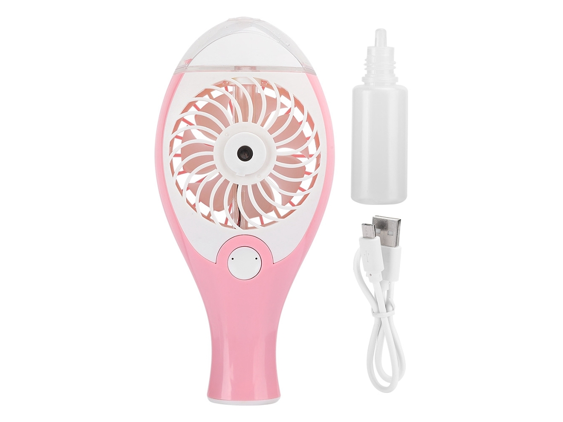 Mini Fan (vento Frio Portátil Com Névoa Hidratante)