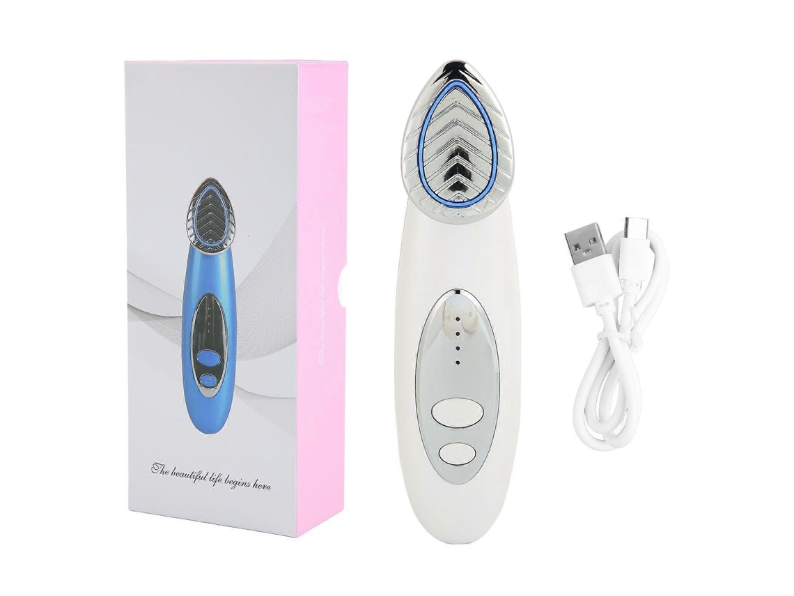 Último modelo de massageador facial Varin para rejuvenescimento da pele com microcorrente e redução de rugas...
