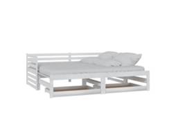 Day Bed, Day Beds Vidaxl Branco Madeira De Pinho (n/a)