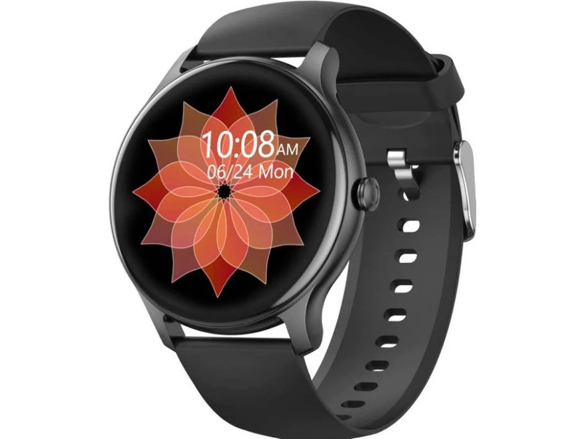 Smartwatch feminino 2022 HD Full Touch IP68 resistente à água Fitness Sono Tracker Hr Bestvite (preto)