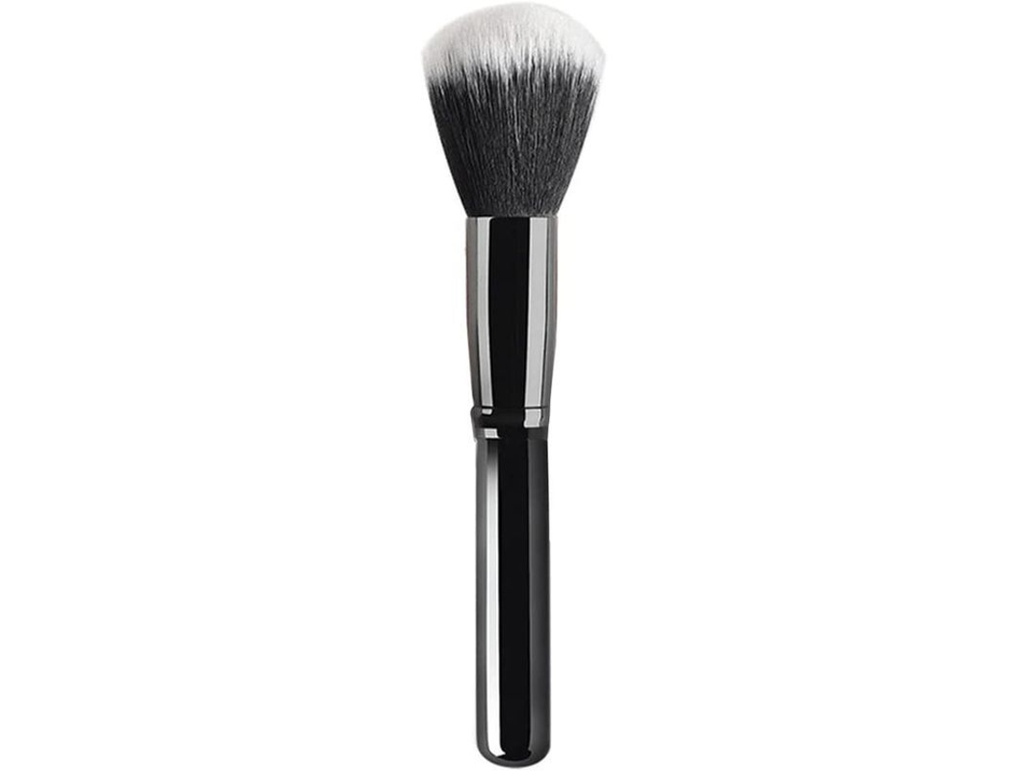 Pincel De Maquiagem Blush De Cerdas Macias Fácil De Limpar Com Cabo Curto De Alumínio 8cm