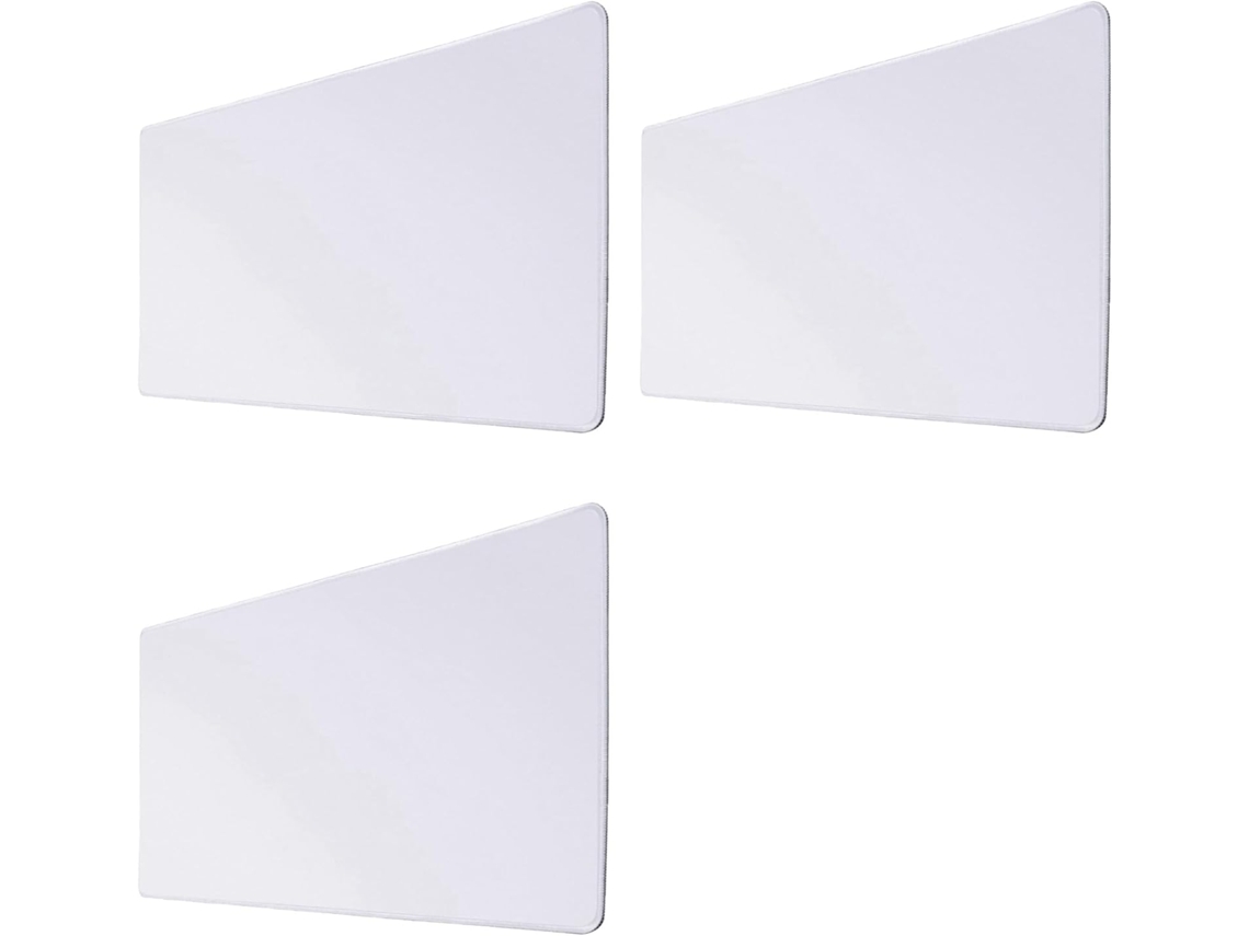 Mousepad Triplo Com Base De Borracha Antiderrapante Estendida, Ideal