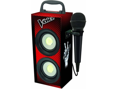 Altifalante Bluetooth com microfone para karaoke  6080