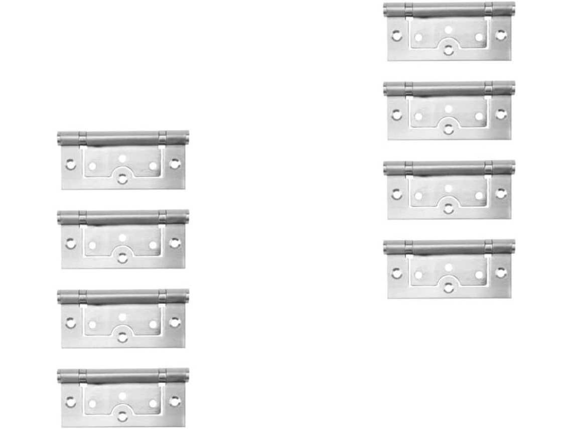 2 Dobradiças De Aço Inoxidável Para Porta Com 4 Conjuntos De 2 Rolamentos De Esferas