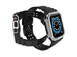 Bracelete Integral Tpu Ultimate para Apple Watch 42/44/45 Mm Preto