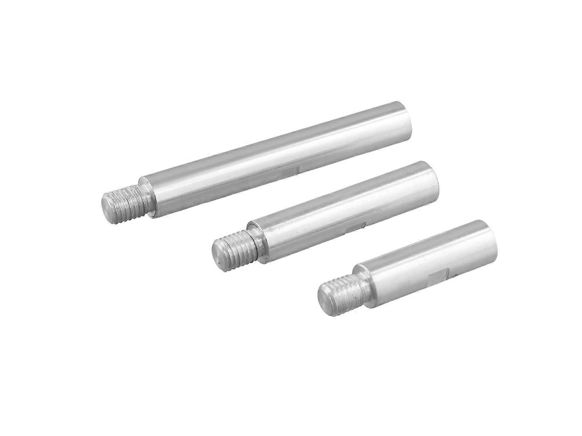 3 Hastes De Extensão Com Rosca M14 Para Polimento, Compatíveis Com Esmerilhadeira Angular De 125mm.