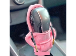 Capa De Moeda De Marchas Com Capuz Para Carro - Adorable, Funcional E Universal Em 4 Cores 2 Peças Rosa