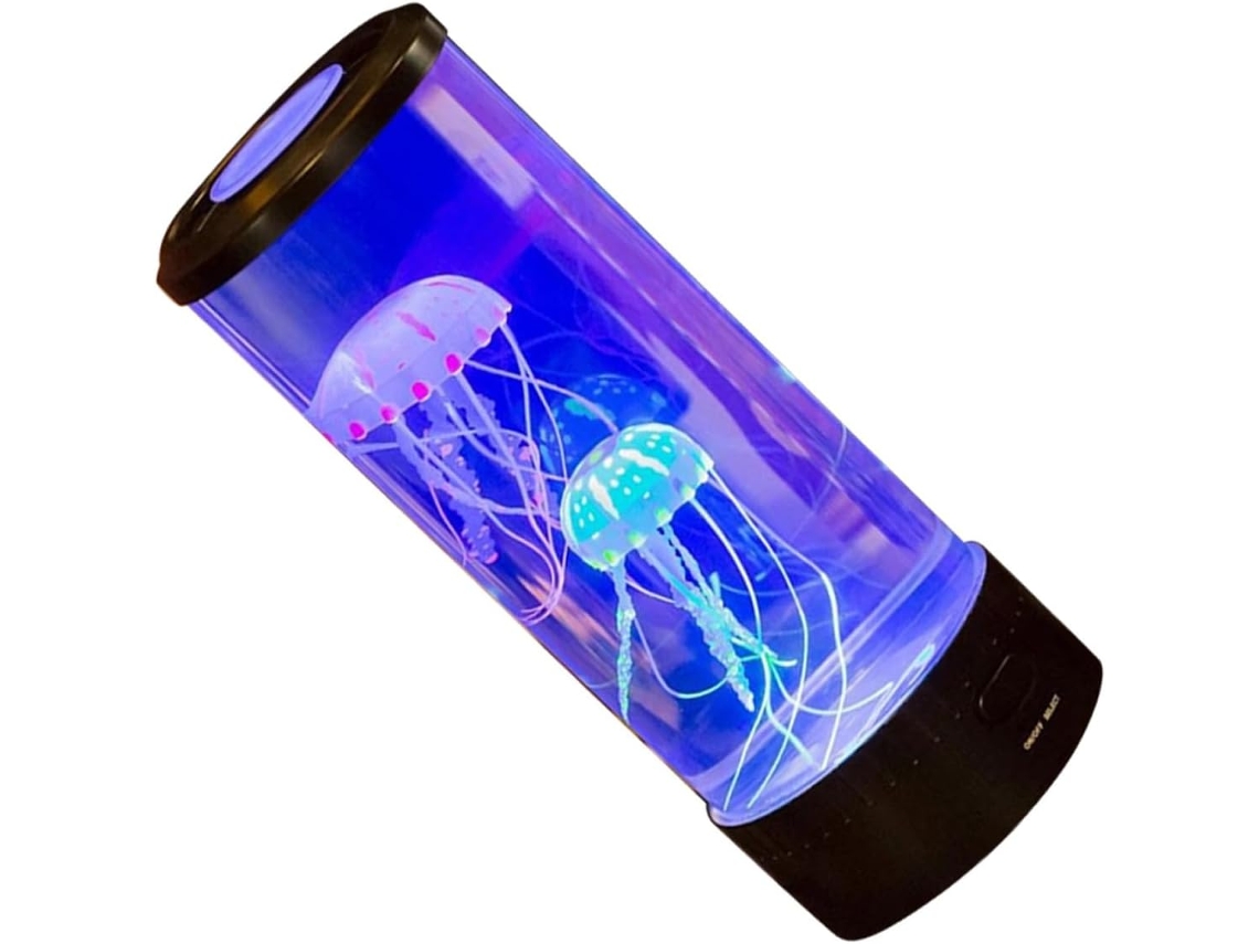 Luminária Noturna Decorativa De Água-viva Em Led Abajur Cabeceira