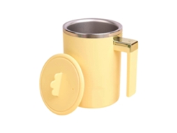 Copo Misturador Magnético De 350ml, Caneca Automática Para Misturar Café, Leite E Outras Bebidas, Copo Misturador Elétrico Recarregável, Amarelo
