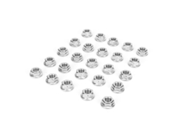 25 Flange de aço inoxidável resistente à corrosão Porcas Acessórios para fogão M8