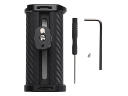 Camera Cage Side Handle Aluminum Alloy Carbon Fiber Universal Up And Down Adjustable Handle Grip With 1/4 Screw Cold Shoe Mount For Photography
