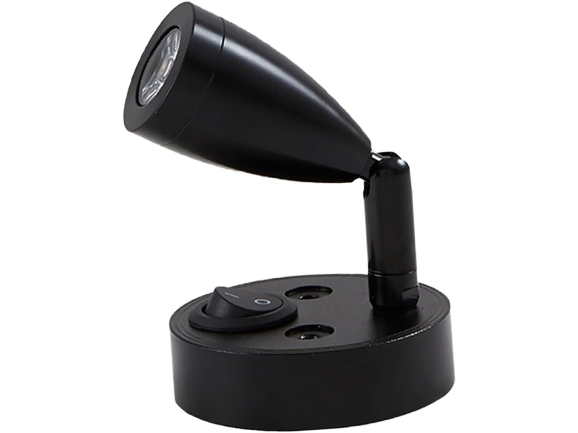 Luminária De Leitura Led Jojofuny Em Alumínio Preto, 12v, Para Uso Interno, Com Efeito De Iluminação Decorativa, Fácil