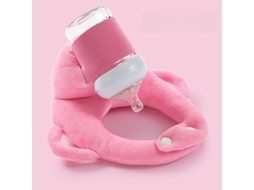 Suporte Para Amamentação De Bebê, Almofada De Apoio Para Mamadeira Com Fecho Ajustável Que Libera As Mãos Da Mãe Rosa Hexinyigjly