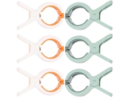 Stobok Clips Antiderrapantes Para Toalha De Praia Em Pp, Conjunto Com 6 Peças, Suporte Para Toalha De Praia Ideal Festas