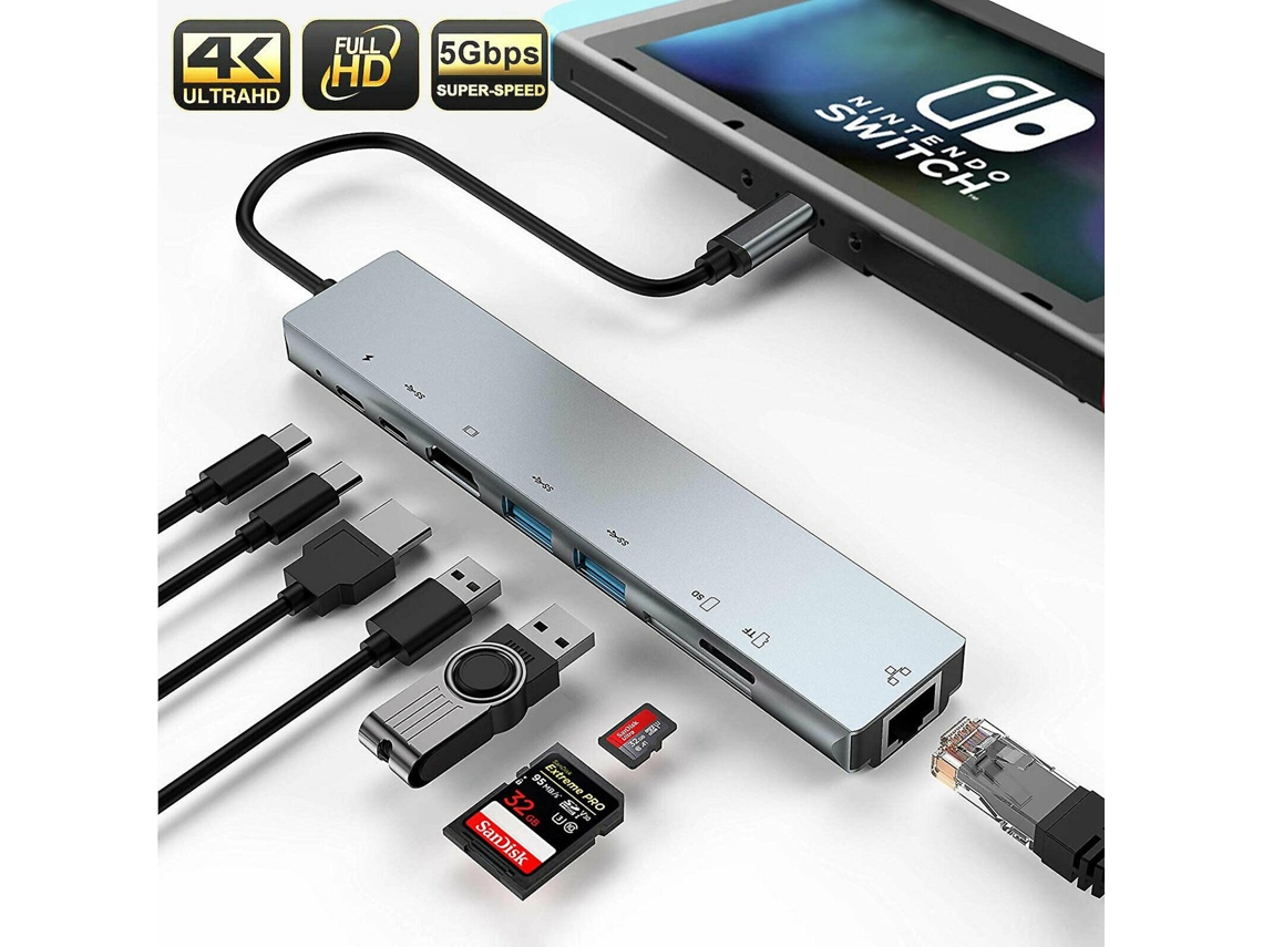 Adaptador De Hub Usb Brilvibera