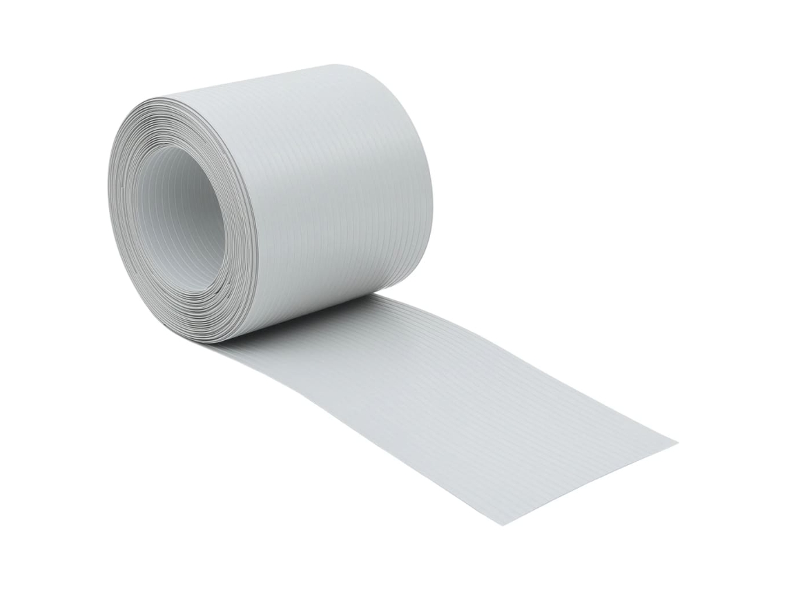 Conjunto 10 Tela de privacidade para jardim VIDAXL Cinzeto PVC (252.5 x19 cm)