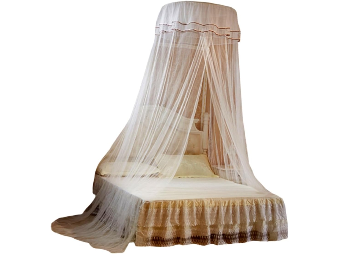 Mosquiteiro Clássico De Renda Para Pendurar No Teto, Mosquiteiro Decorativo Para Cabeceira De Cama