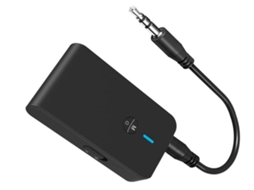 Transmissor/receptor Bluetooth Yizhood Bt 6 3.5mm 3 Em 1 Preto