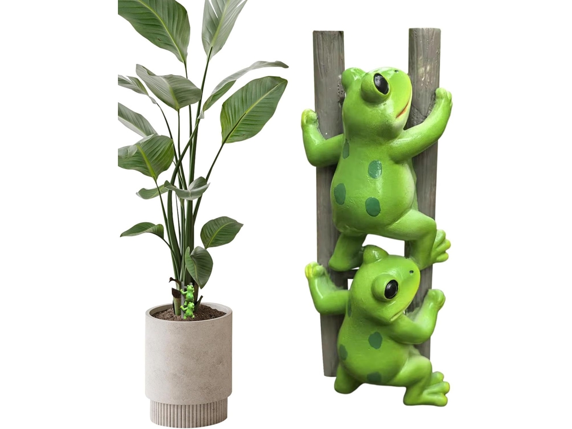 Decoração de Jardim com uma Escada Charmosa e Delicada, Estátua de Resina de Animal para Uso Externo, para Jardim, CHABERLU