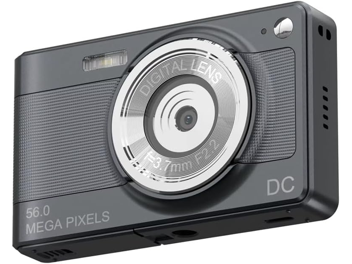 Câmera Digital 1080p, Filmadora, Câmera De 56mp Com Ecrã Ips De 2,8
