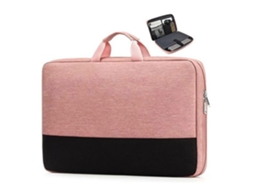 Capa Para Laptop, Bolsa Impermeável Tsa Para Laptop De 15,6 Polegadas, Rosa