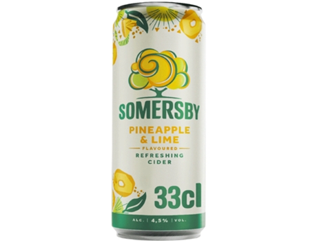 Sidra alcoólica com abacaxi e limão Somersby