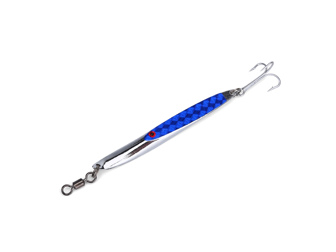 Isca Artificial Bass Spoon Metal 56g Azul