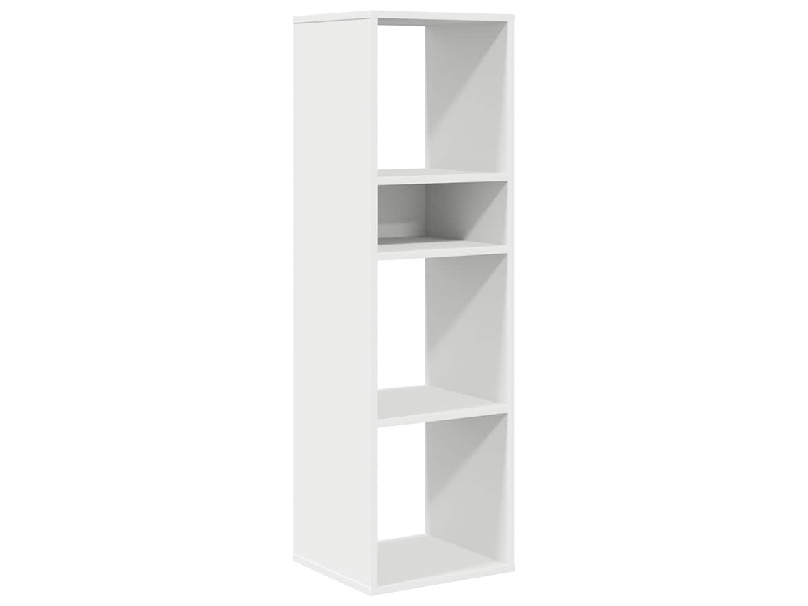 Book Cabinet, Book Cabinets Vidaxl Branco Madeira Processada (34 X 31 X 112 Cm)