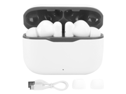 Aetheria fone de Ouvido Bluetooth 5.0 T06 Sem Fio True Wireless Earbud Branco com Cinza