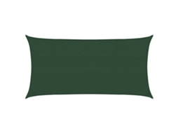 Toldo vela VIDAXL Verde (2x4 m)