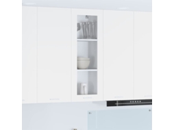 Vidaxl Armário Suspenso Branco 40 X 31 X 100 Cm Derivados De Madeira