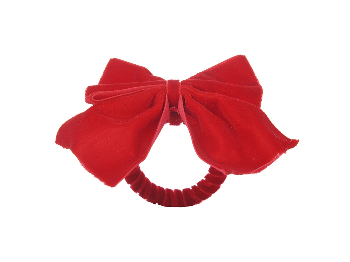 Pack de 6 anéis de guardanapo com laço vermelho para eventos LAXISCREED