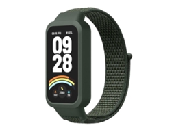 Capa para Xiaomi Smart Band 9 Active / Redmi Band 3 com Nylon Verde Exército XIAOMOYU