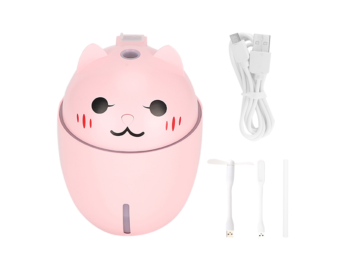 Difusor Aromaterapia Usb Luz Led Purificação Ar
