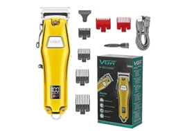 Aparador De Cabelo Profissional Sem Fio, Todo Em Metal, Ajustável, Para Barba E Cabelo Masculinos, Máquina De Cortar Cabelo Elétrica Recarregável.