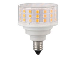 Lâmpada Led E11 10w 1000lm sem piscar luz quente 85 265v para teto mesa armário | S/MARCA